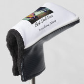 Beste vader ooit vaderdag zoon dochter papa pap p golfheadcover (3/4 voorkant)