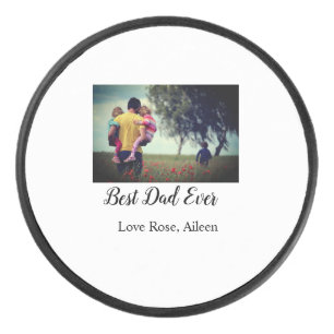 Beste vader ooit vaderdag zoon dochter papa pap p hockey puck