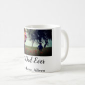 Beste vader ooit vaderdag zoon dochter papa pap p koffiemok (Voorkant rechts)