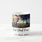 Beste vader ooit vaderdag zoon dochter papa pap p koffiemok (Center)