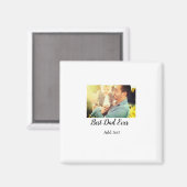 Beste vader ooit vaderdag zoon dochter papa pap p magneet (Voorkant / Achterkant)