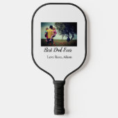 Beste vader ooit vaderdag zoon dochter papa pap p pickleball paddle (Voorkant)