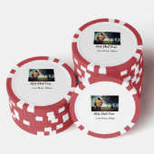 Beste vader ooit vaderdag zoon dochter papa pap p poker chips (Opstapeling)