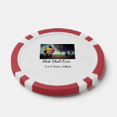 Beste vader ooit vaderdag zoon dochter papa pap p poker chips (Enkel)