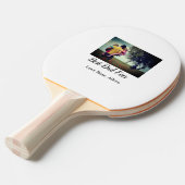 Beste vader ooit vaderdag zoon dochter papa pap p tafeltennisbatje (Voorkant Gekanteld)