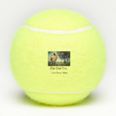 Beste vader ooit vaderdag zoon dochter papa pap p tennisballen (Achterkant)