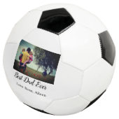 Beste vader ooit vaderdag zoon dochter papa pap p voetbal (Drie kwart)