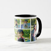 Beste vader ooit vaders Dag 5 Foto Collage Mok (Voorkant rechts)