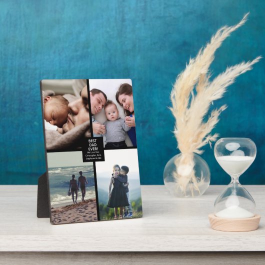 Beste vader ooit vaders Dag 5x7 Foto Collage Fotoplaat (Zijkant)
