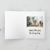 Beste vader ooit Vaders dag cadeaubon voor vader Kaart (Binnen)