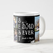 Beste vader ooit vaders dag fotocollage grote koffiekop (Voorkant rechts)