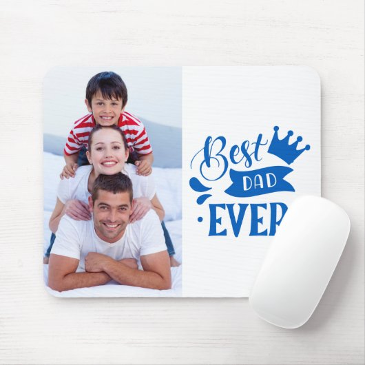 Beste vader ooit vaders Dag, gepersonaliseerde fot Muismat (Met muis)