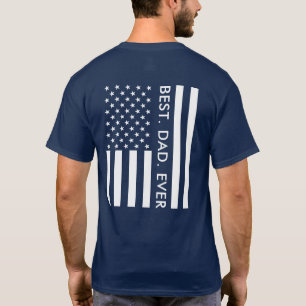 Beste vader ooit vaders dag moderne gewoonte t-shirt