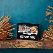 Beste vader ooit vaders Dag Momentopname 3 Foto Co Fotoplaat (Zijkant)