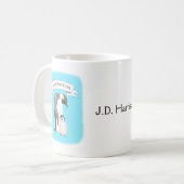 Beste vader ooit vaders Dag Penguin Gift Aangepast Koffiemok (Voorkant links)