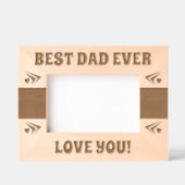Beste vader ooit van je houdt gegraveerde lijstjes (Voorkant)