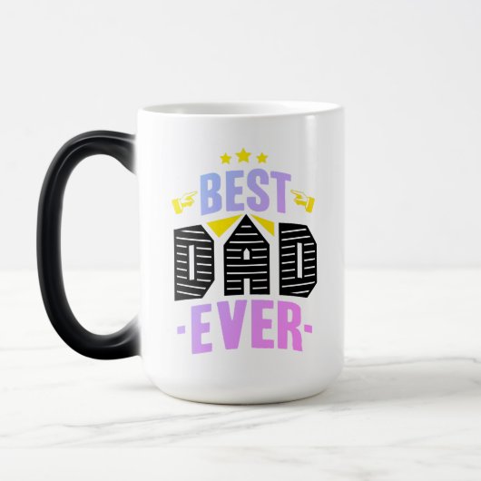 Beste vader ooit vette creatieve typografie mok vo (Links)