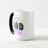 Beste vader ooit vette creatieve typografie mok vo (Voorkant links)