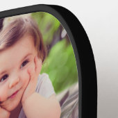 Beste vader ooit vier foto's marineblauw pickleball paddle (Links Detail)