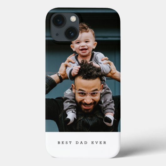 Beste vader ooit volledig foto gepersonaliseerd Case-Mate iPhone case (Achterkant)