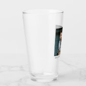 Beste vader ooit volledig foto gepersonaliseerd glas (Rechts)
