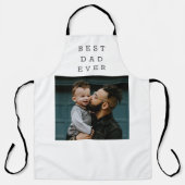Beste vader ooit volledig foto gepersonaliseerd schort (Voorkant)
