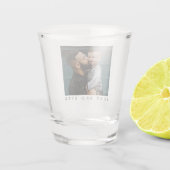 Beste vader ooit volledig foto gepersonaliseerd shot glas (Achterkant)