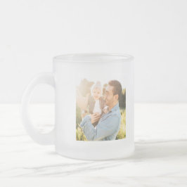 Beste vader ooit volledige foto aangepaste koffiem matglas koffiemok