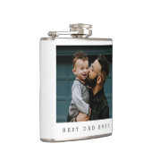 Beste vader ooit Volledige foto Vaderdag gepersona Heupfles (Rechts)