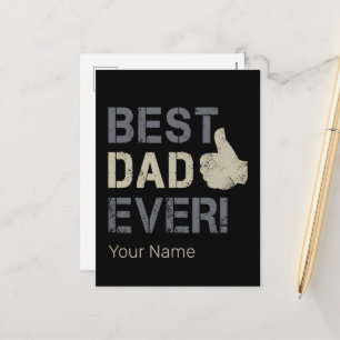 Beste vader ooit voor Vaderdag  Thumb Up Feestdagenkaart