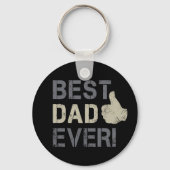 Beste vader ooit voor Vaderdag  Thumb Up Sleutelhanger (Voorkant)