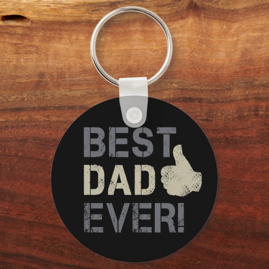 Beste vader ooit voor Vaderdag  Thumb Up Sleutelhanger (Voorkant)