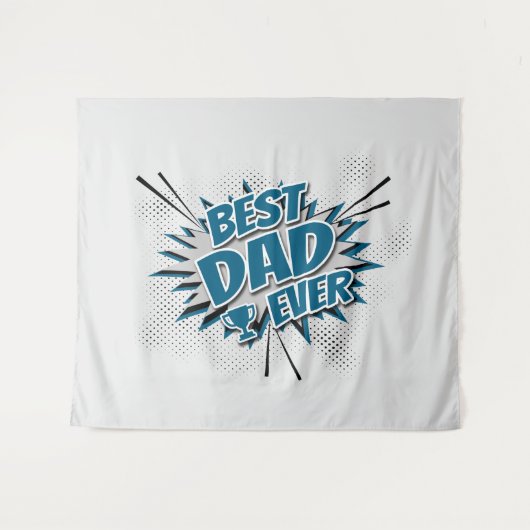 Beste vader ooit wandkleed (Voorkant (horizontaal))
