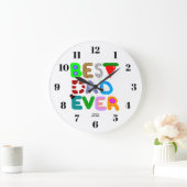 Beste Vader Ooit Wandklok (Huis)