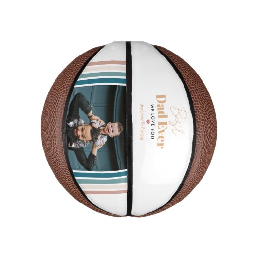 Beste vader ooit We houden van je Basketbal (Verticaal)