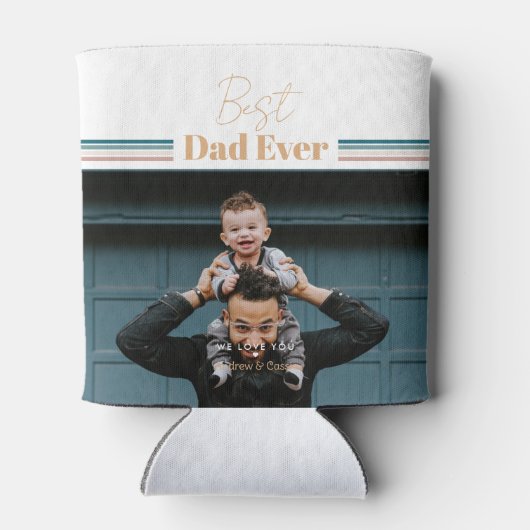 Beste vader ooit We houden van je Blikjeskoeler (Achterkant)