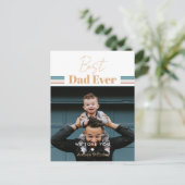 Beste vader ooit We houden van je Briefkaart (Staand voorkant)