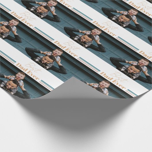 Beste vader ooit We houden van je Cadeaupapier (Hoek)