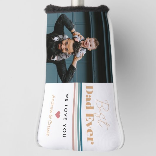 Beste vader ooit We houden van je Golfheadcover (Draai 90)