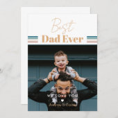Beste vader ooit We houden van je Kaart (Voorkant / Achterkant)