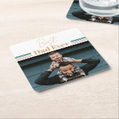 Beste vader ooit We houden van je Kartonnen Onderzetters (Schuin)