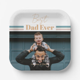 Beste vader ooit We houden van je Papieren Bordje