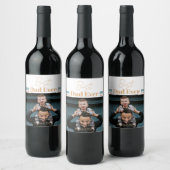 Beste vader ooit We houden van je Wijn Etiket (Flessen)