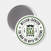 Beste vader ooit  Western Vaderdag Magneet (Voorkant / Achterkant)