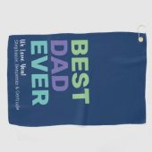 Beste vader ooit - Whimsical Greep Golfhanddoek (Horizontaal)