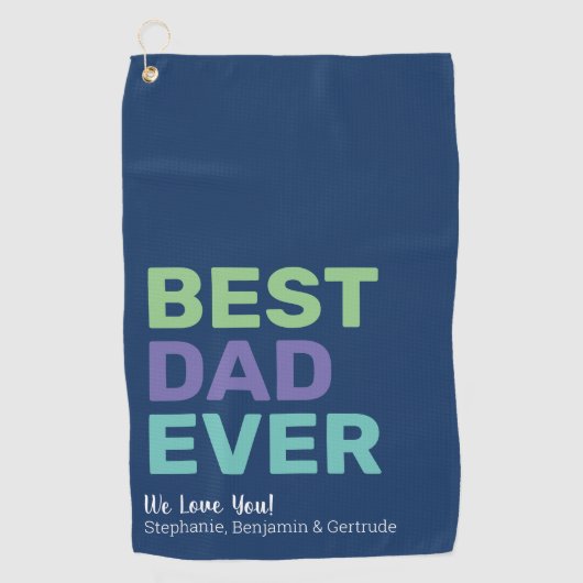 Beste vader ooit - Whimsical Greep Golfhanddoek (Voorkant)