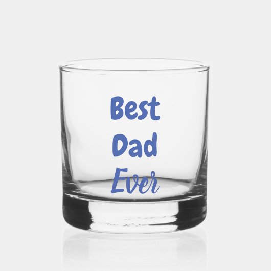 Beste vader ooit whisky glas (Voorkant)