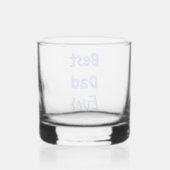 Beste vader ooit whisky glas (Achterkant)