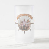 Beste vader ooit zonsondergang 1738 matglas bierpul (Center)