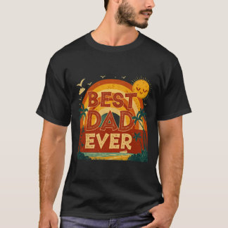 beste vader ooit zonsondergang t-shirt